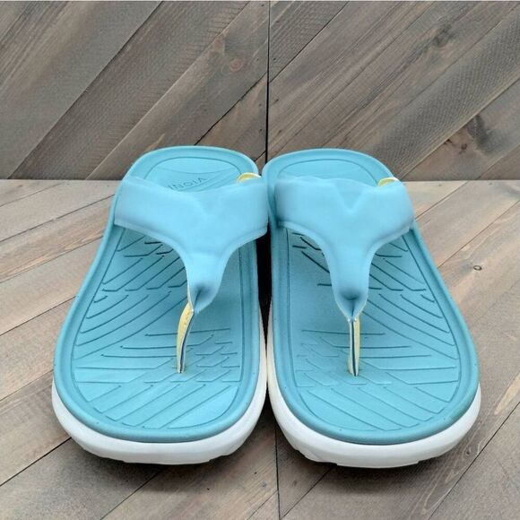 Vionic Rejuvenate Recovery Sandals Mens‎ Size 10.5 Green White Comfort Cushioned - Picture 5 of 9